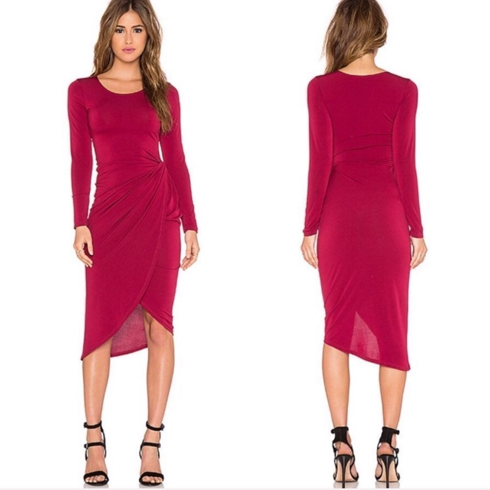 DONNA MIZANI Knot Front Dress